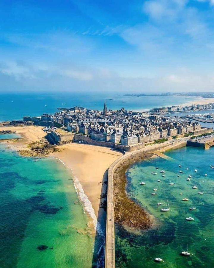T2 Terrasse De Charme A Rochebonne 400 M Plage Saint-Malo Exteriér fotografie