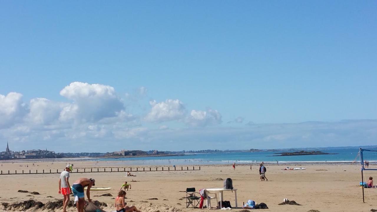 T2 Terrasse De Charme A Rochebonne 400 M Plage Saint-Malo Exteriér fotografie